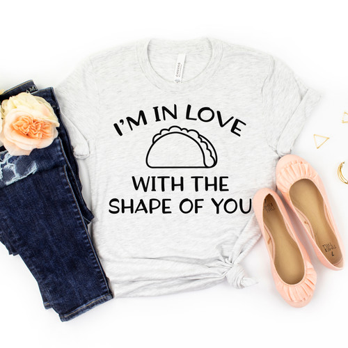 I'm In Love With The Shape Of You Tee Black Ink I'm In Love With The Shape Of You Tee Black Ink