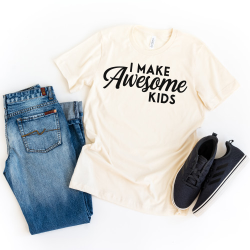 I Make Awesome Kids Tee Black Ink