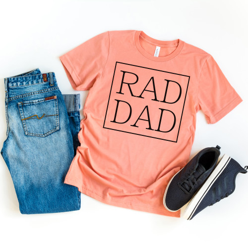 Rad Dad Tee Black Ink