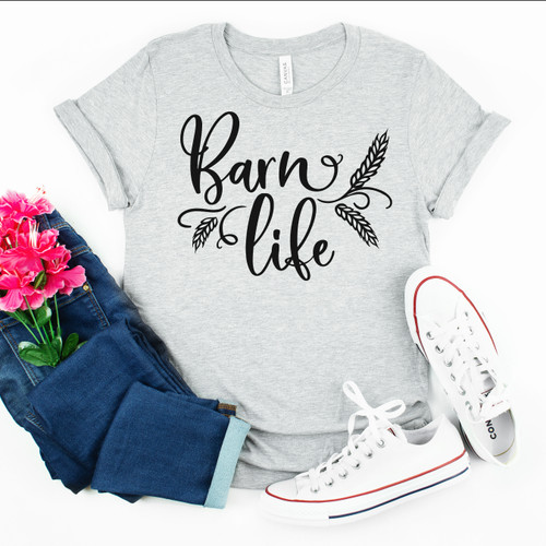 Barn Life Tee Black Ink