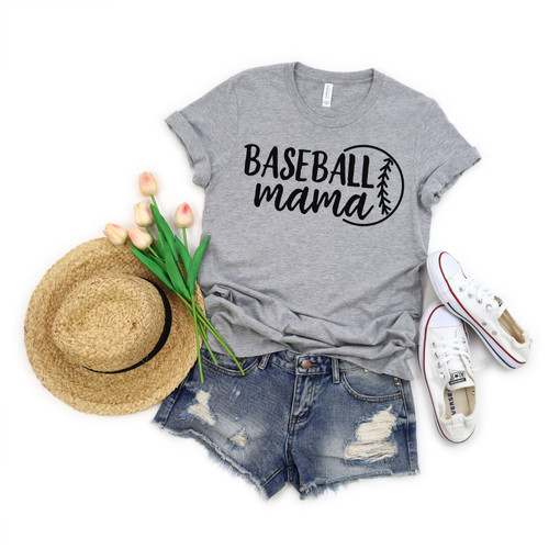 Baseball Mama Tee Black Ink Baseball Mama Tee Black Ink
