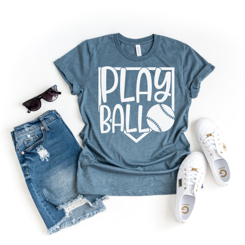 Play Ball Tee White Ink Play Ball Tee White Ink