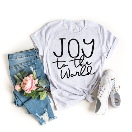 Joy To The World Tee Black Ink