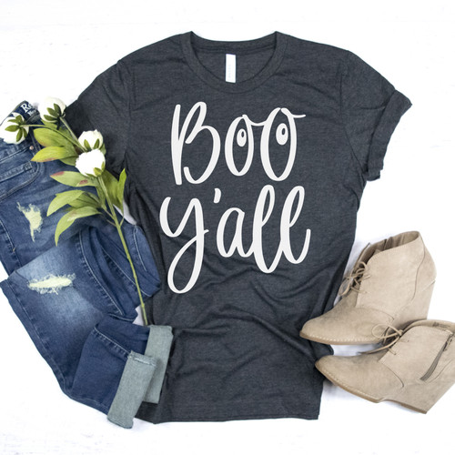 Boo Y'all Tee White Ink Boo Y'all Tee White Ink