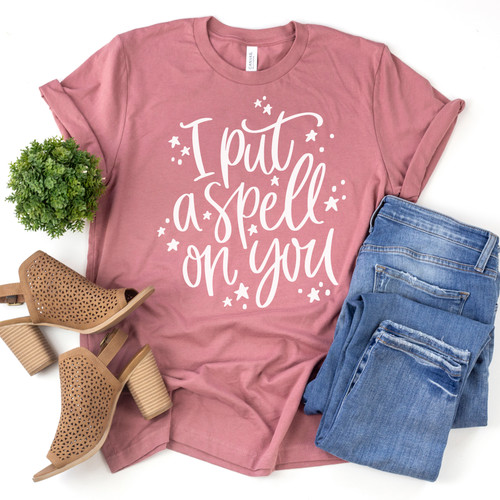 I Put A Spell On You Tee White Ink I Put A Spell On You Tee White Ink