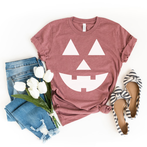 Jack O Lantern Tee White Ink