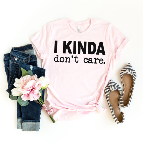 I Kinda Don't Care Tee Black Ink I Kinda Don't Care Tee Black Ink