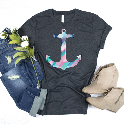 Watercolor Anchor Tee