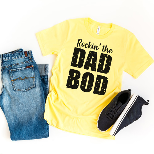 Rockin' The Dad Bod Tee Black Ink