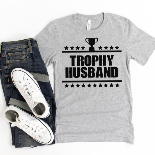 Trophy Husband Tee Black Ink