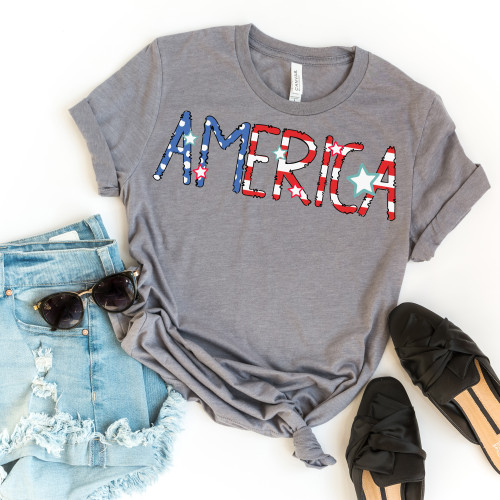 American Flag America Tee