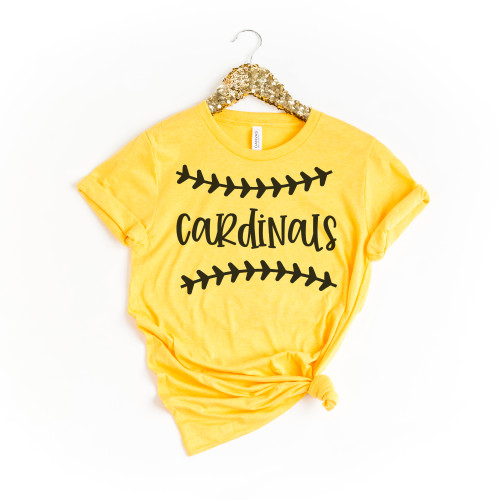 Custom Stitched Baseball Tee Black Ink