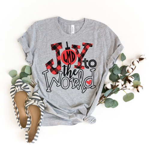 Monogram Joy To The World Tee