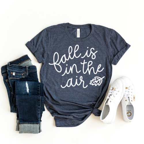 Fall Is In The Air Tee White Ink