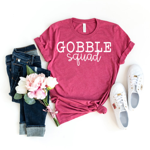 Gobble Squad Tee White Ink