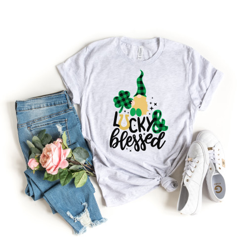 Lucky and Blessed Tee