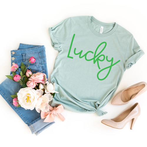 Lucky Script Tee