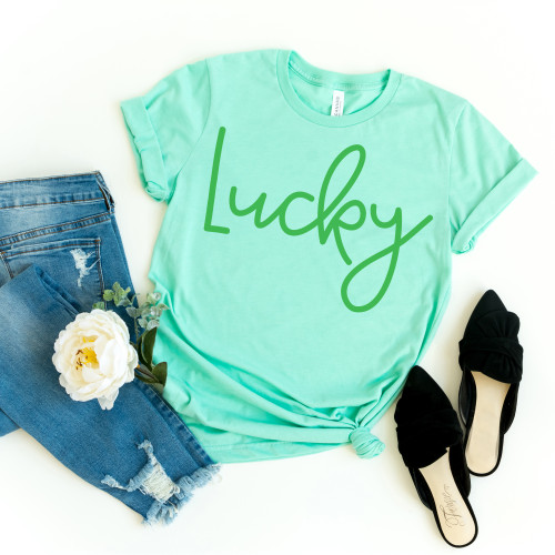 Lucky Script Tee