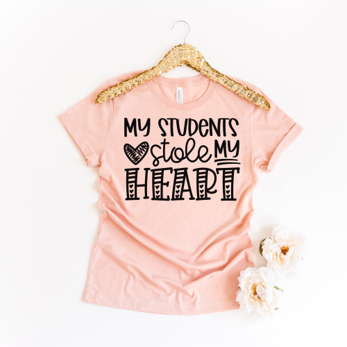 My Students Stole My Heart Tee Black Ink My Students Stole My Heart Tee Black Ink
