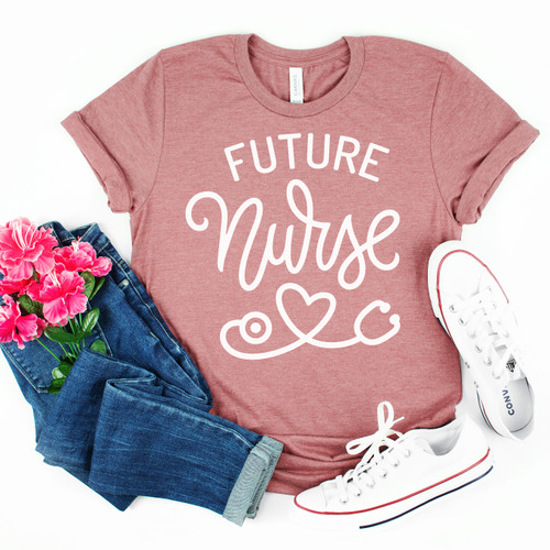 Future Nurse Tee White Ink Future Nurse Tee White Ink