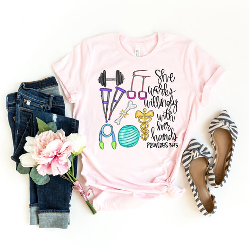 Proverbs 31:13 Physical Therapist Tee