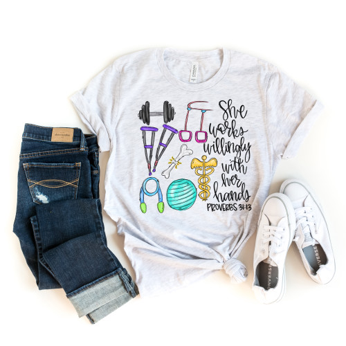 Proverbs 31:13 Physical Therapist Tee