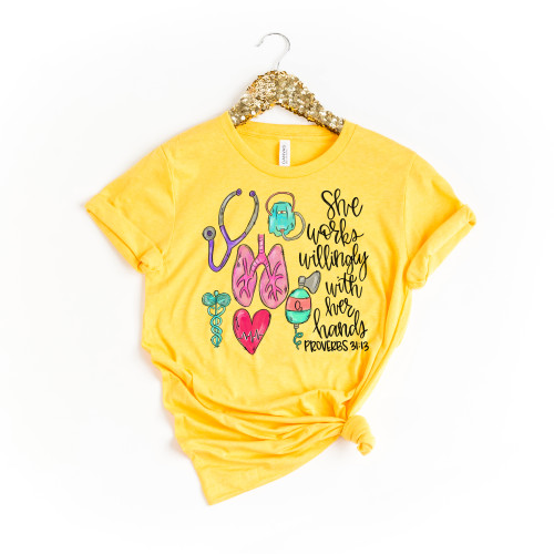 Proverbs 31:13 Respiratory Therapist Tee