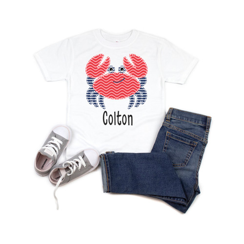 Boy's Custom Crab Tee Boy's Custom Crab Tee