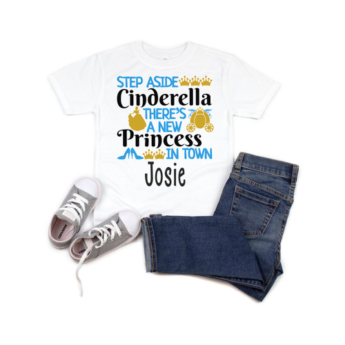 Girl's Custom Step Aside Cinderella Tee