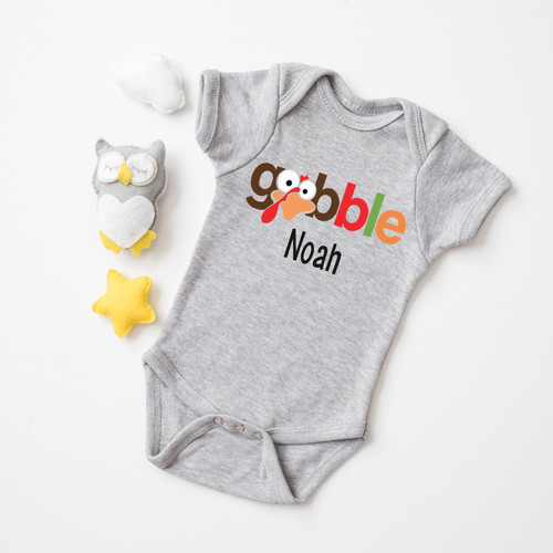 Thanksgiving Gobble Custom Body Suit