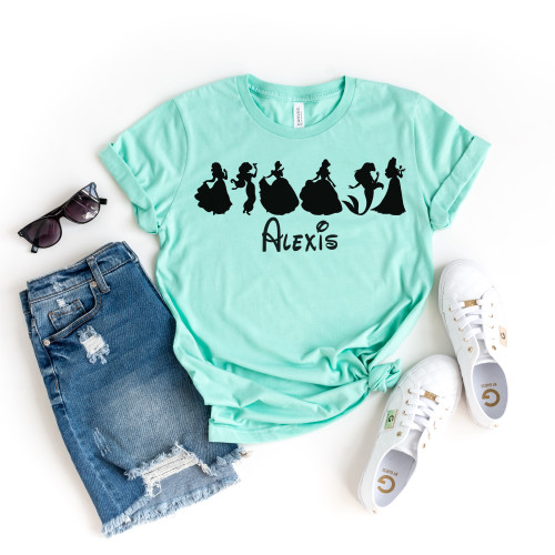 Personalized Princess Tee Black Ink Personalized Princess Tee Black Ink