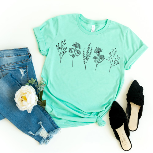 Wildflowers Tee Black Ink