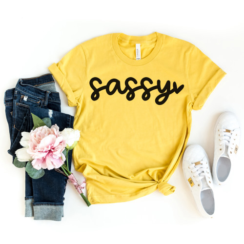 Sassy Tee Black Ink