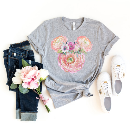 Watercolor Mouse Tee