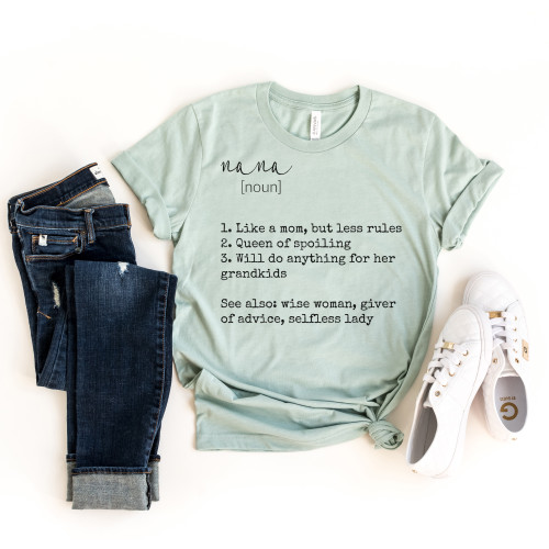 Custom Grandma Tee Black Ink Custom Grandma Tee Black Ink