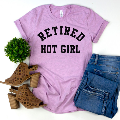 Retired Hot Girl Tee Black Ink Retired Hot Girl Tee Black Ink