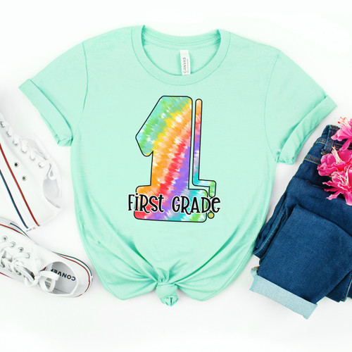 1st Grade Tie Dye Tee