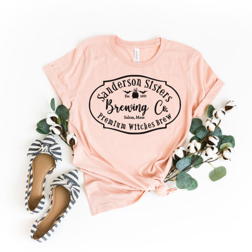 Sanderson Sister's Brewing Co Tee Black Ink