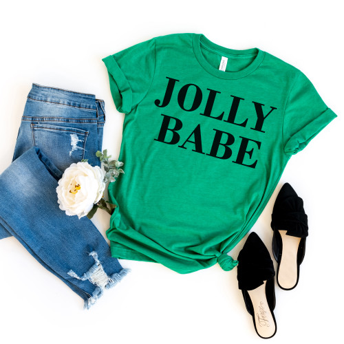 Jolly Babe Tee Black Ink