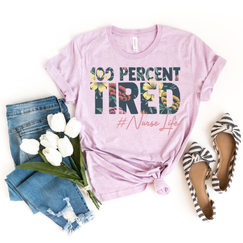 100 Percent Tired Tee