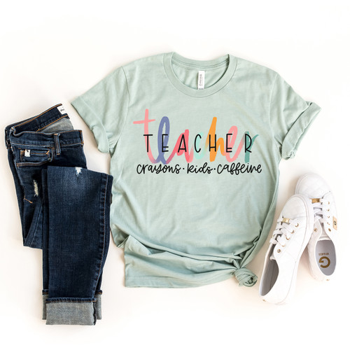 Crayons Kids Caffeine Tee