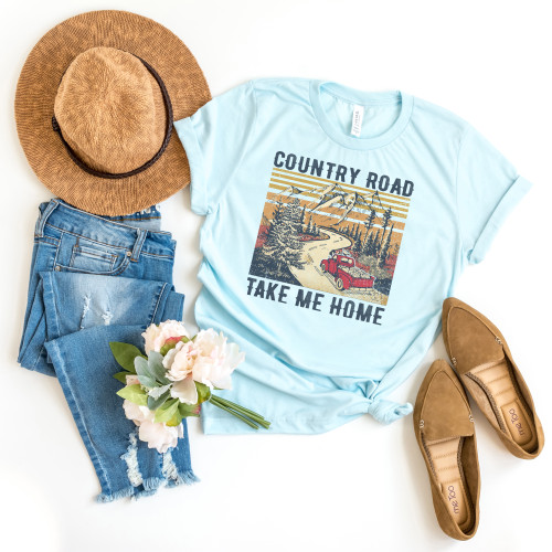 Country Road Take Me Home Tee