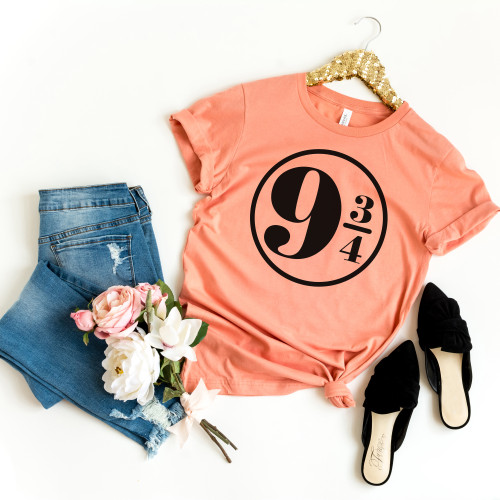 Nine and Three Quarters Tee Black Ink