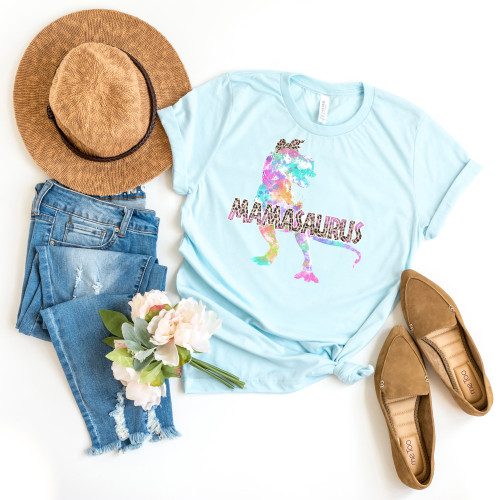Mamasaurus Colorful Tee
