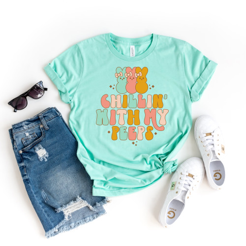 Chillin With My Peeps Trendy Tee