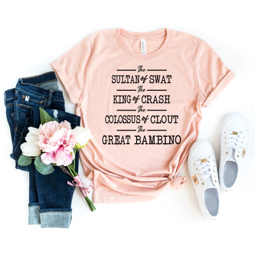 Sultan of Swat Tee Black Ink