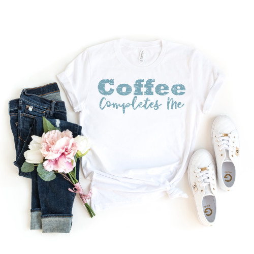Coffee Completes Me Tee Coffee Completes Me Tee