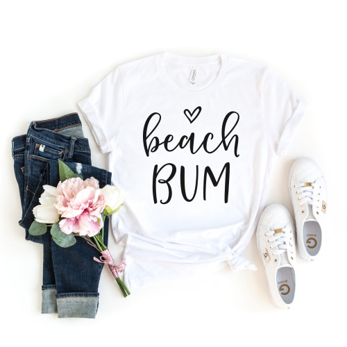 Beach Bum Tee Black Ink