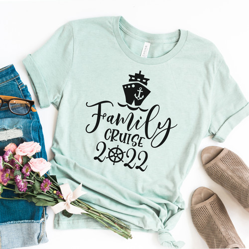Family Cruise Tee Black Ink