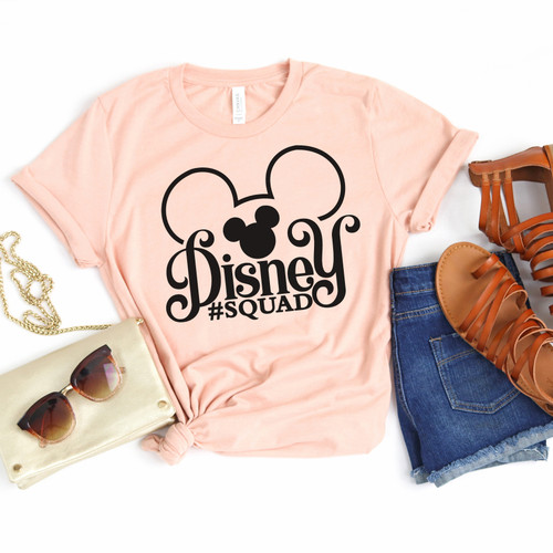 Disney Squad Tee Black Ink